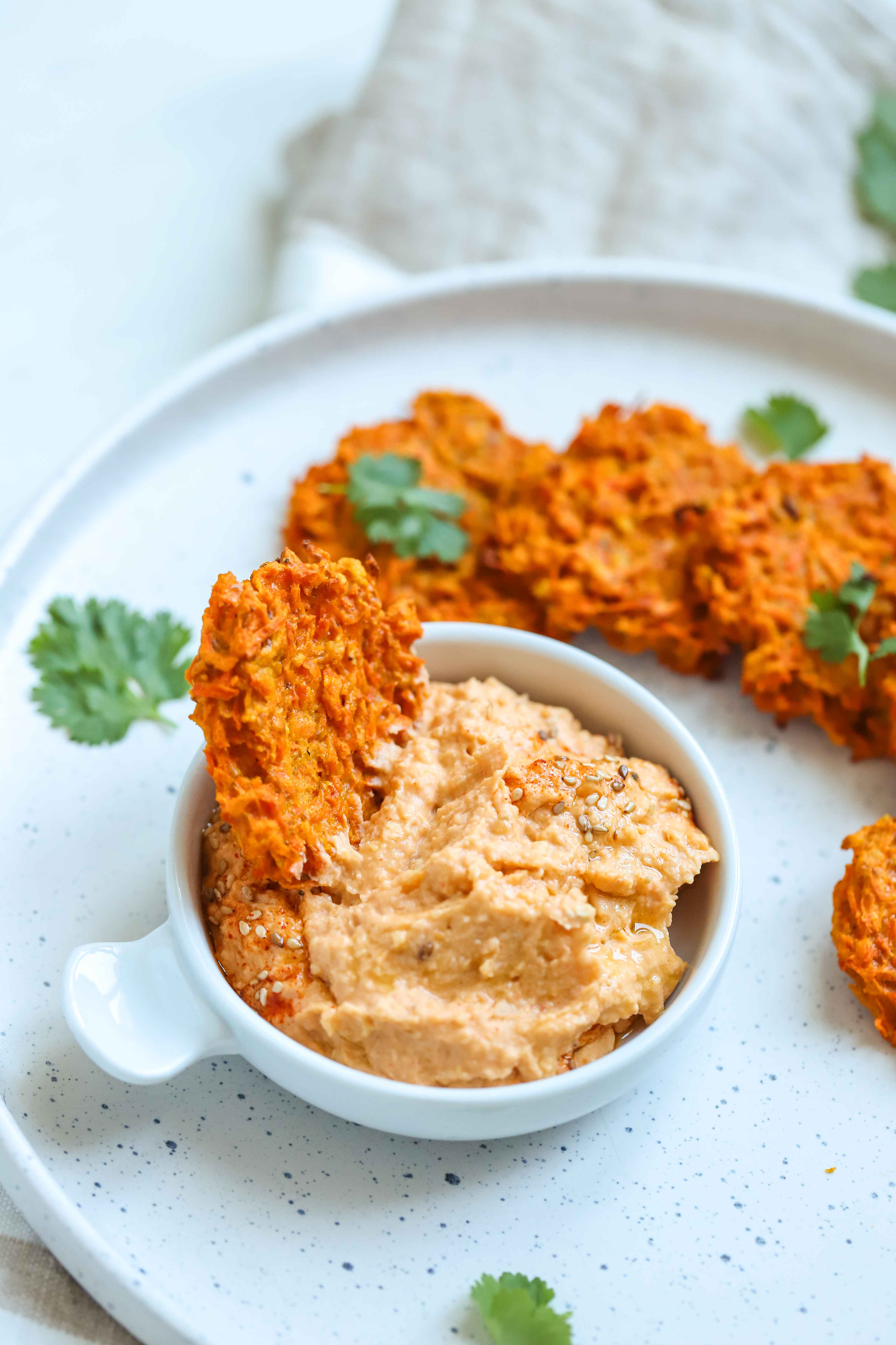 Baked Carrot Fritters