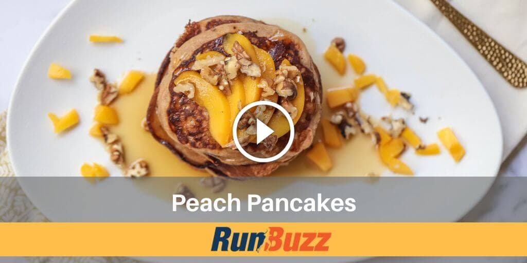 Gluten Free Peach Pancakes