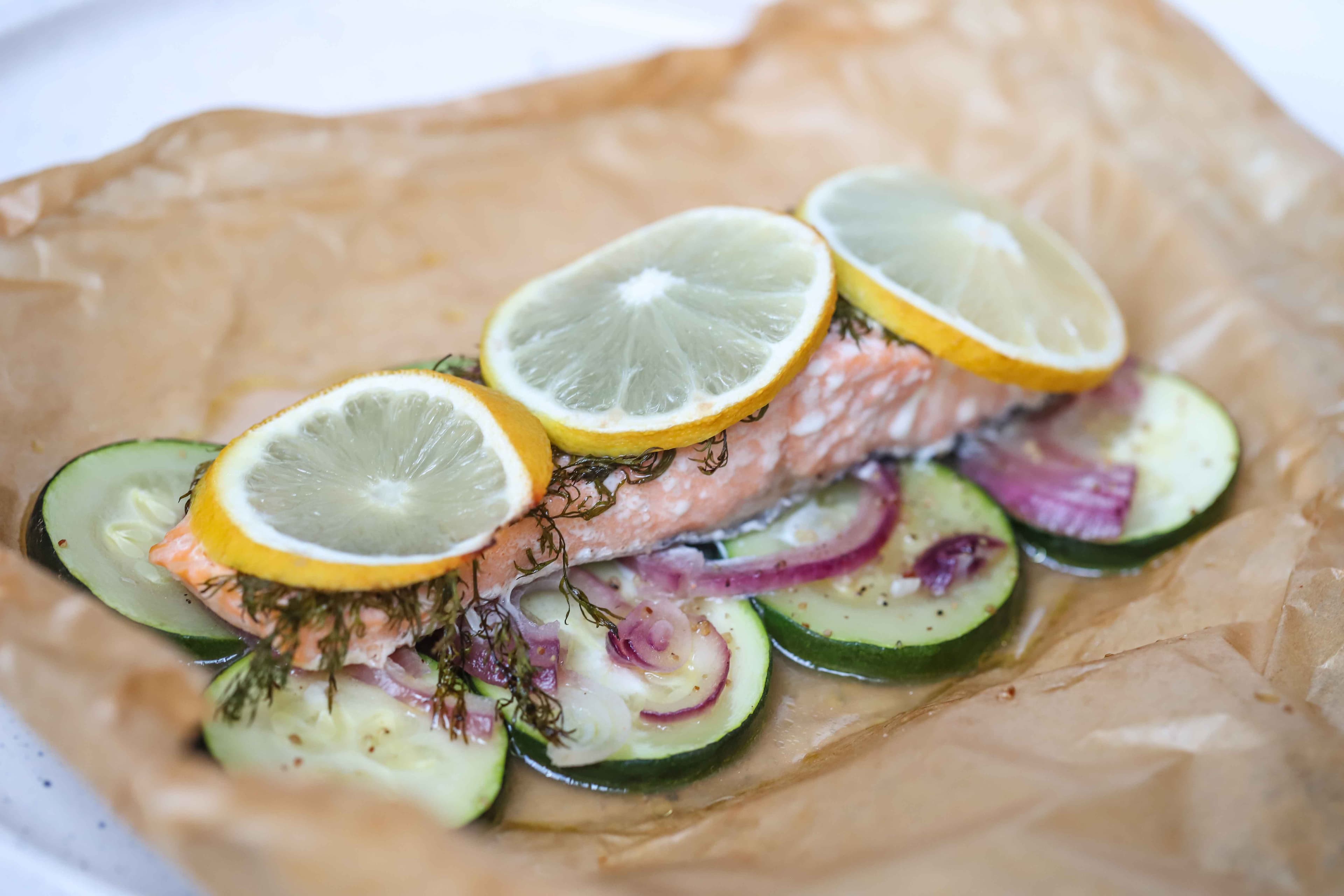 Salmon En Papillote