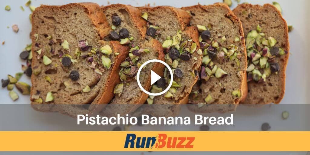 Healthy Pistachio Banana Bread
