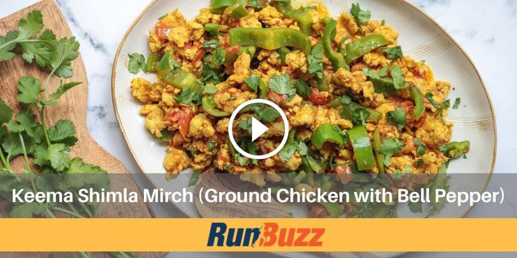 Keema Shimla Mirch (Ground Chicken with Bell Pepper)