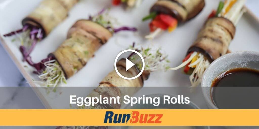 Plant-Based Healthy Eggplant Spring Rolls