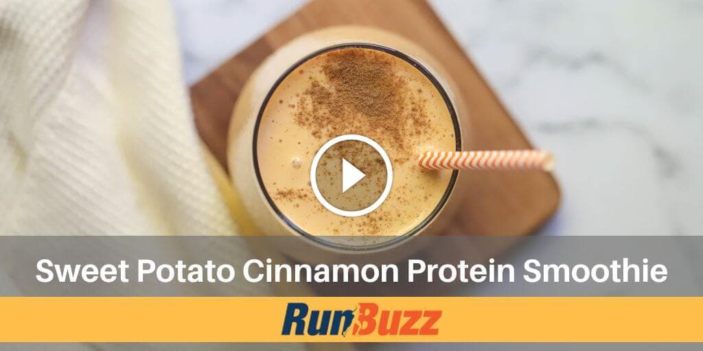 Sweet Potato, Banana, Cinnamon Protein Smoothie