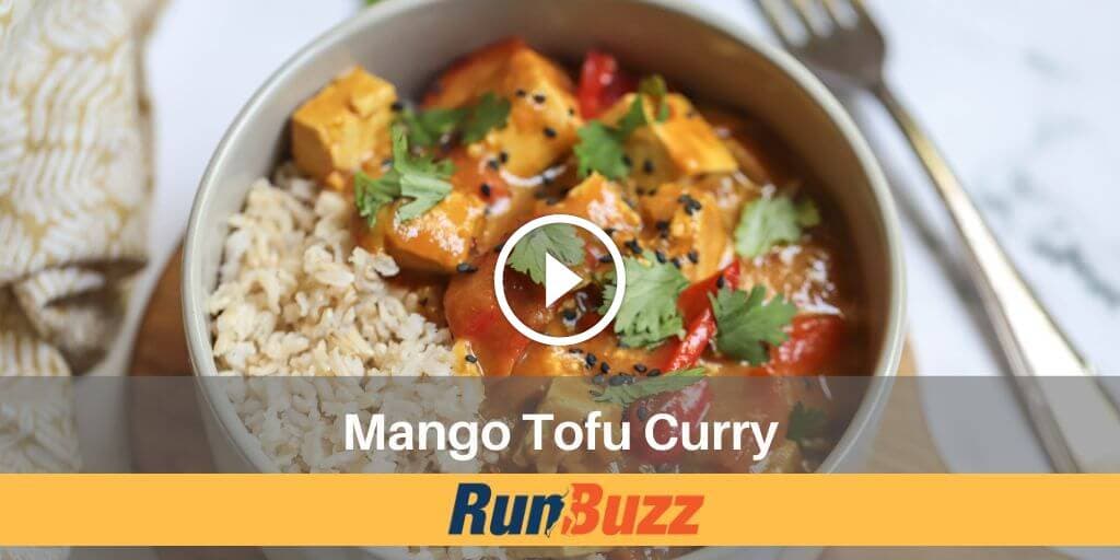 Sweet & Spicy Mango Tofu Curry (Vegan)