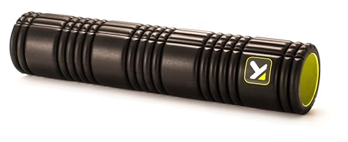 TRIGGERPOINT PERFORMANCE THERAPY GRID Patented Multi-Density Foam Massage Roller Exercise, Deep Tissue&Muscle Recovery Relieves Muscle Pain & Tightness, Improves Mobility & Circulation (26'), Black