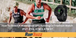 how to choose the best waterproof running or triathlon watch. IPx7, ipx8, ATM 5, ATM 3