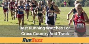best running watches for cross country and track - showing runners in a cross country meet