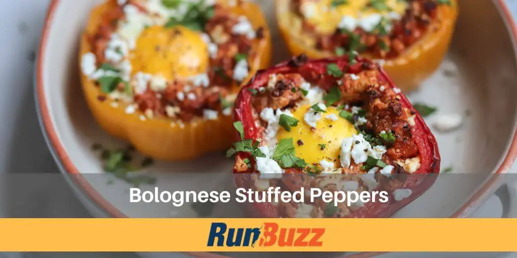 Bolognese Stuffed Peppers - Healthy Runner Recipes