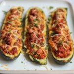 Bolognese Zucchini Boats recipe