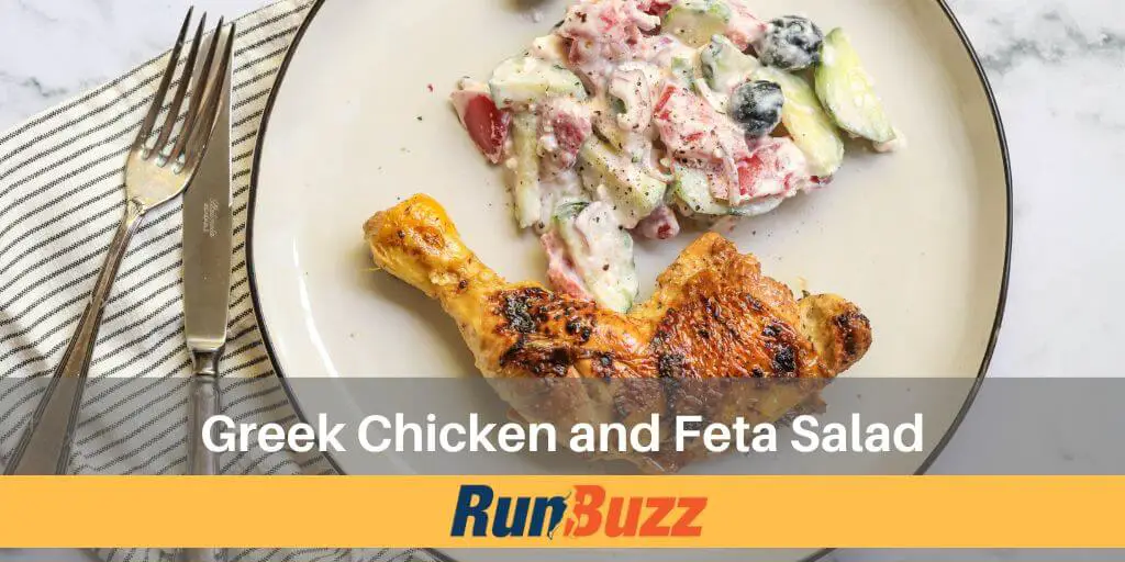 Greek Chicken and Feta Salad- Healthy Runner Recipes