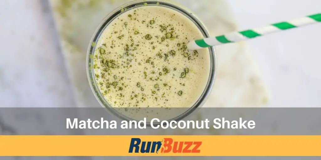 Matcha and Coconut Shake - Healthy Runner Recipes