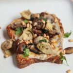 Mushroom, Artichoke and Grilled Cheese Toast recipe