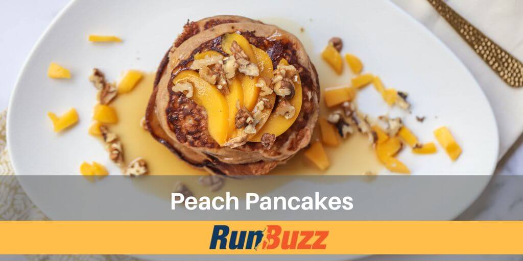 Gluten Free Peach Pancakes - Healthy Runner Recipes