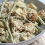 Potato and Bean Salad with Avocado and Jalapeño Dressing recipe