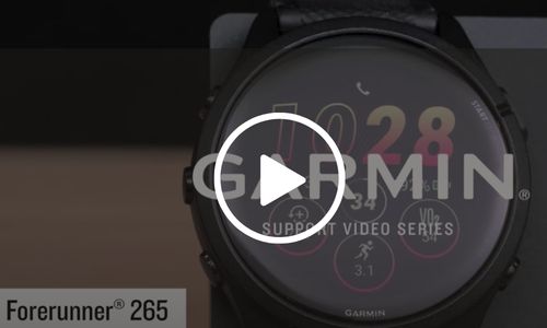 Getting started video for a Garmin 265