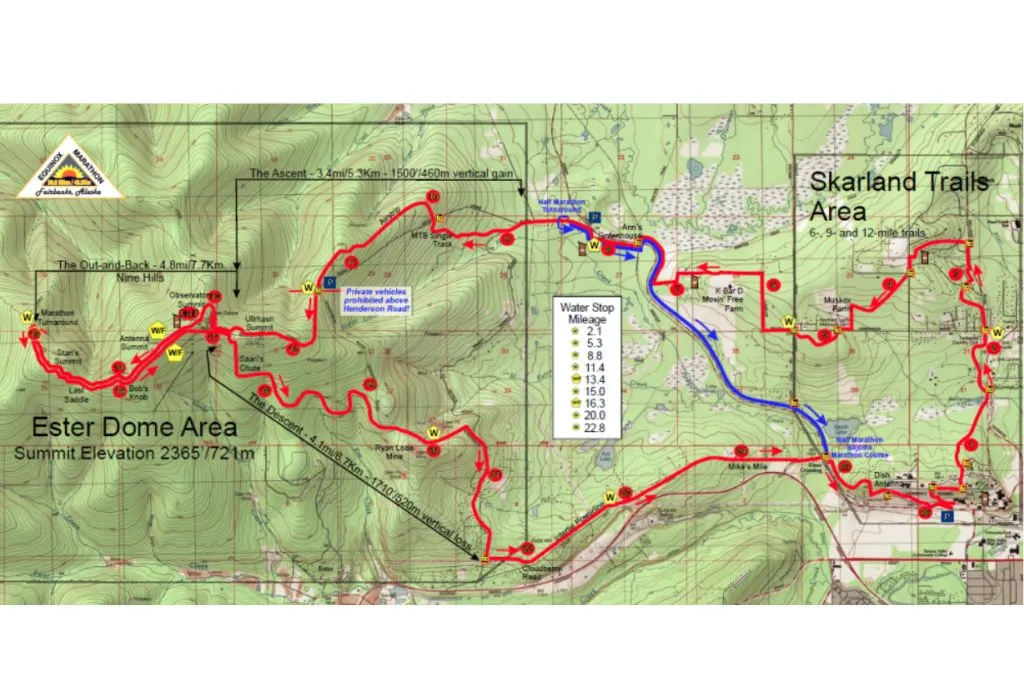 Equinox Marathon Course Map
