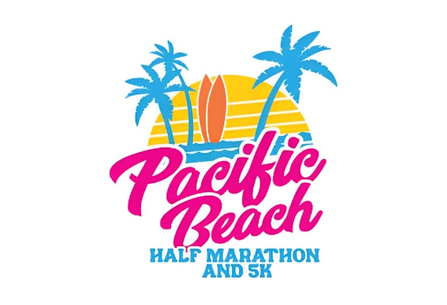 Pacific Beach Half Marathon and 5K logo